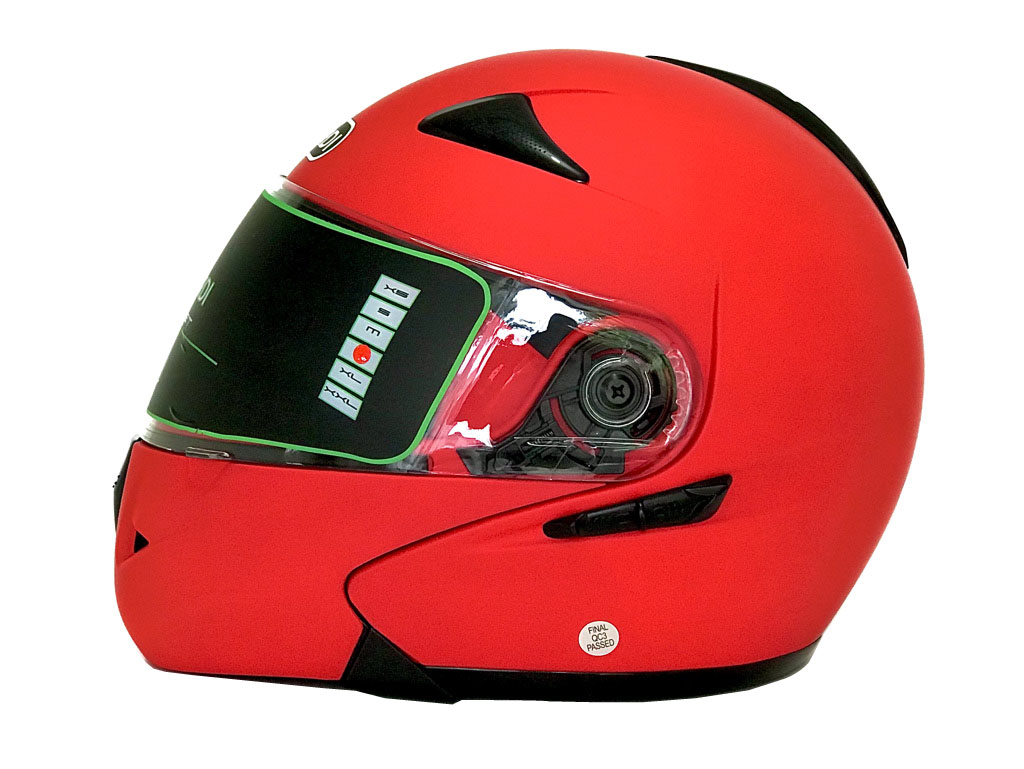CASCO GALARDI DOT 803 ROJO MATE M