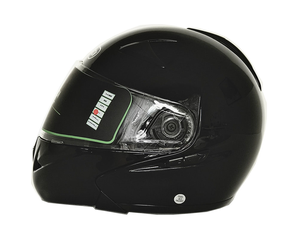 CASCO GALARDI DOT 803 NEGRO BRILLANTE XL