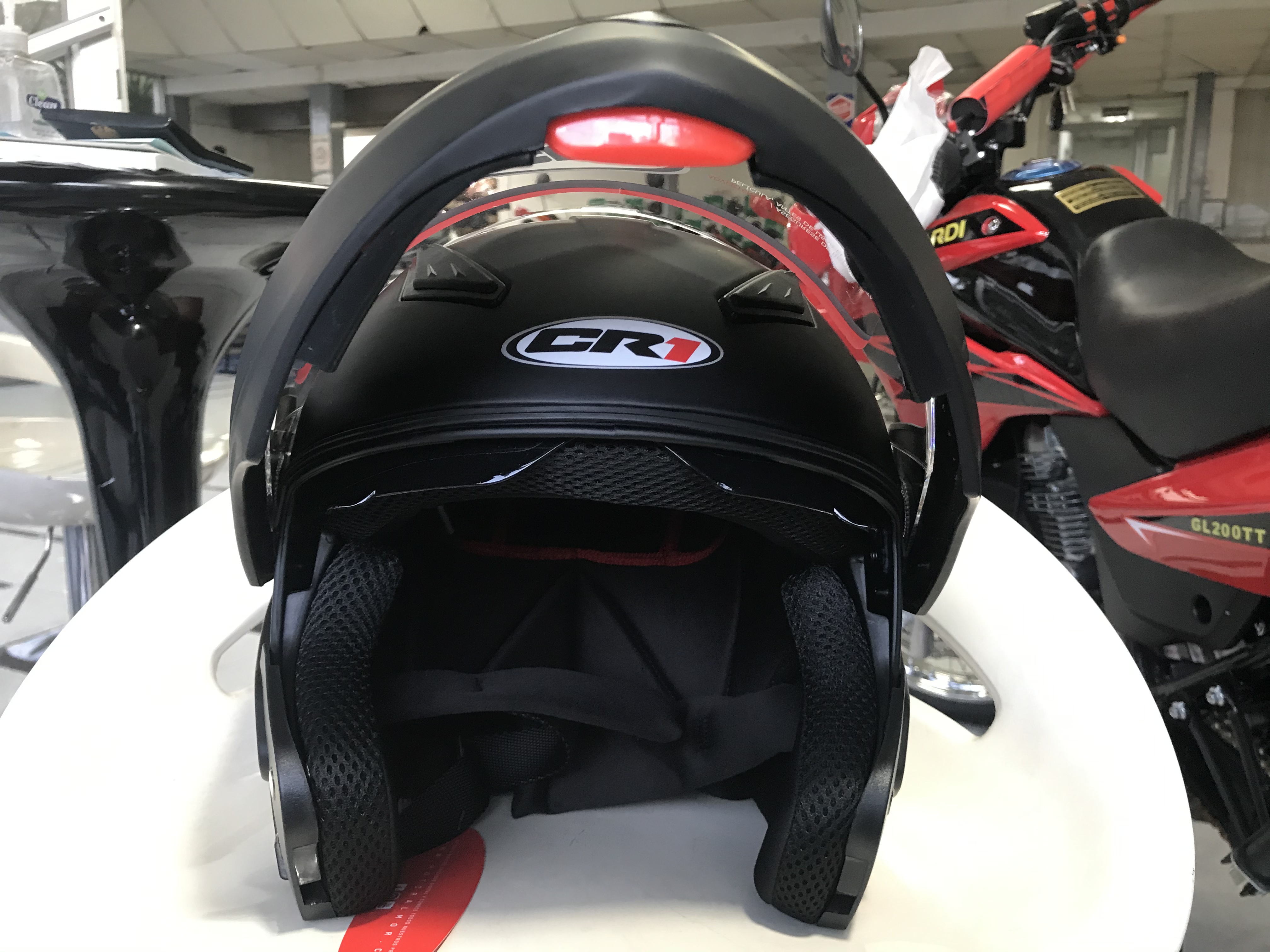 Casco CR1 C100DV Negro Mate M