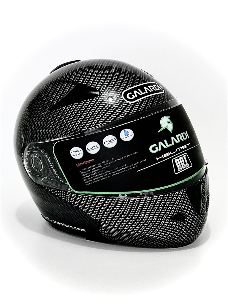 CASCO GALARDI DOT 803 FIBRA CARBON XXL