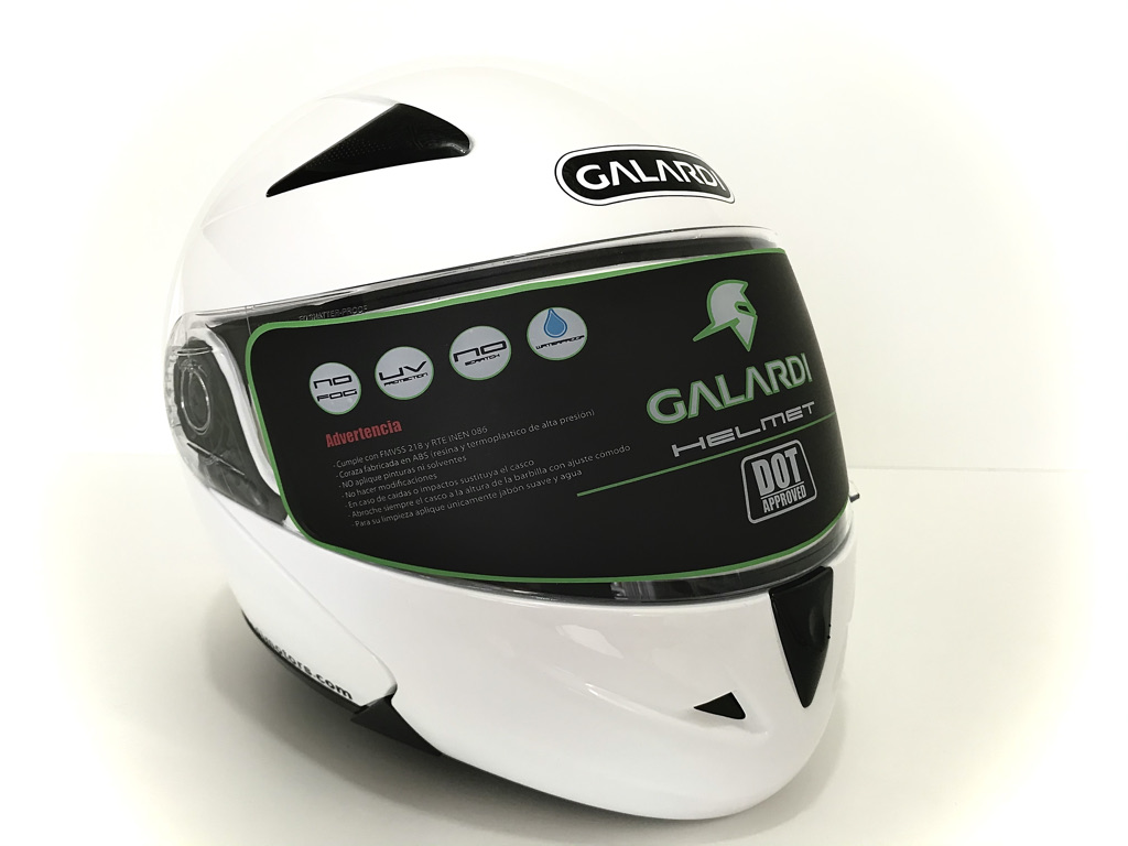CASCO GALARDI DOT 803 BLANCO S