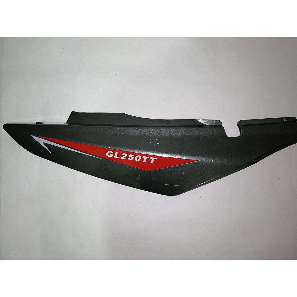 PLASTICO POSTERIOR IZQ GL250TT GRIS