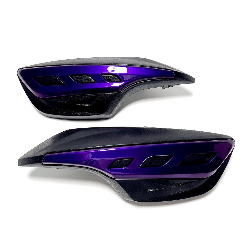 Protectores de manos abiertos GL180BW Morado