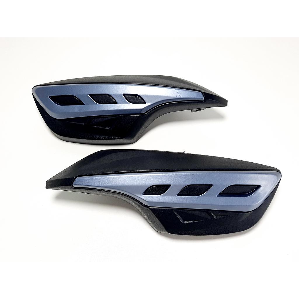 Protectores de manos abiertos GL180BW gris mate