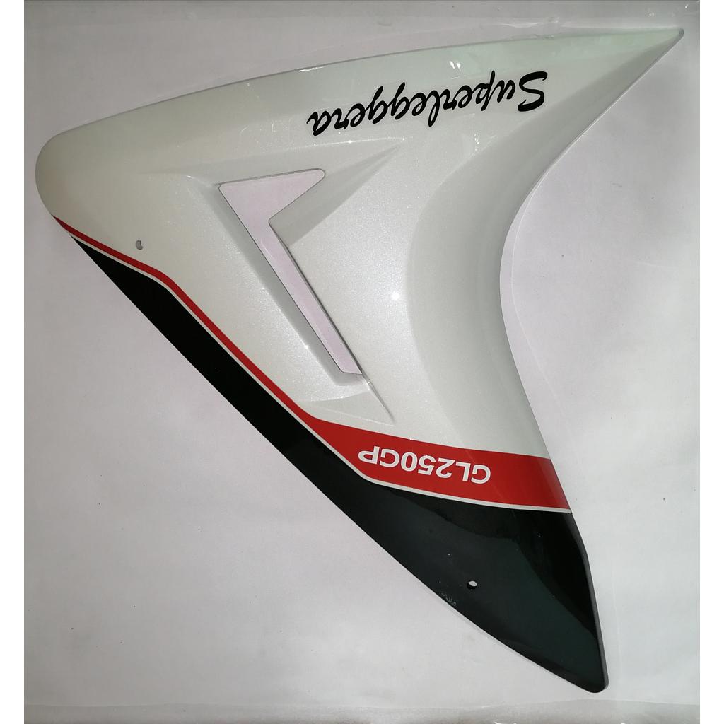 Tapa plástico lateral cobertor inferior izquierdo GP250 BLANCO ND
