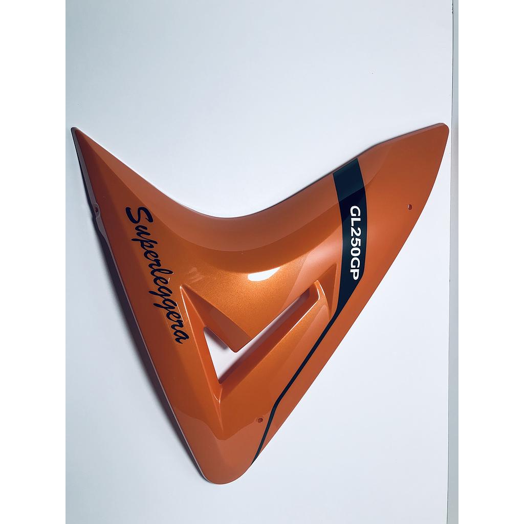 Tapa plástico lateral cobertor inferior izquierdo GP250 NARANJA ND