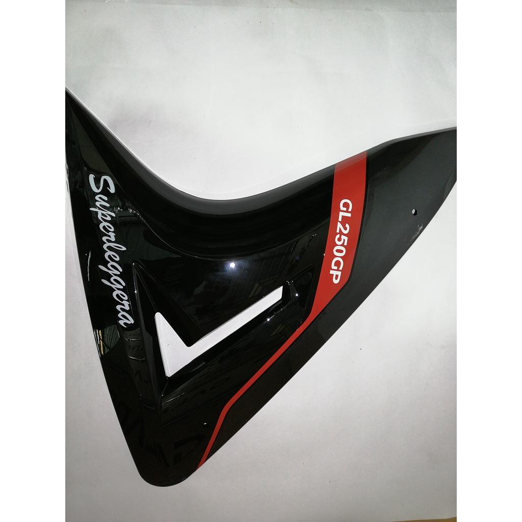 Tapa plástico lateral cobertor inferior izquierdo GP250 NEGRO ND