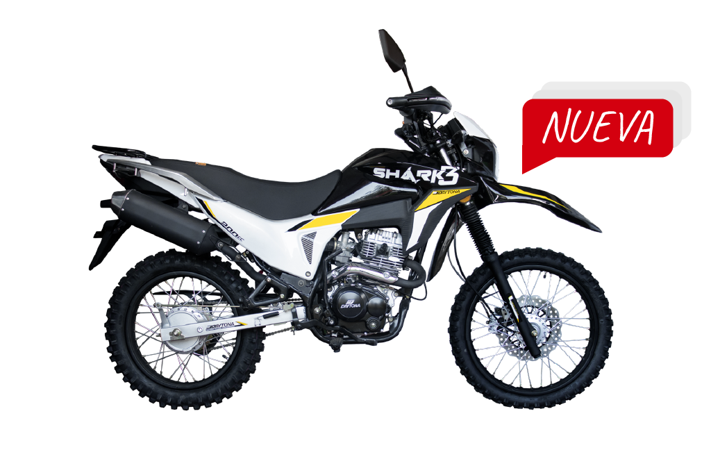 Moto Daytona DY200 Shark III Negro 2024